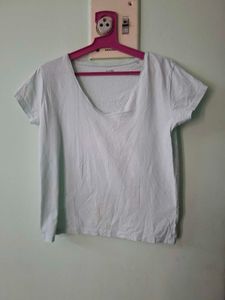 Light Blue V-Neck T-Shirt