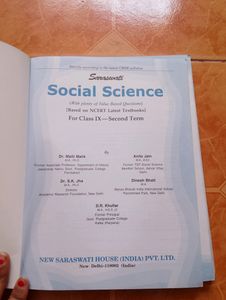 Class 9th Social Science Books