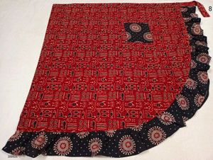 Ajrakh wrap around skirt/ Wrapper