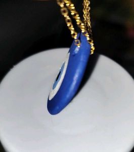 Blue Evil Eye Pendant Necklace
