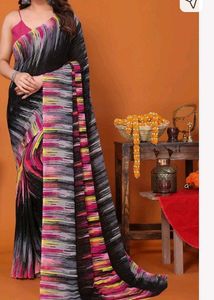 Anand saree Graphic print daily wear