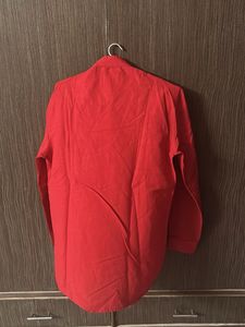 Red Grand Men's Kurta