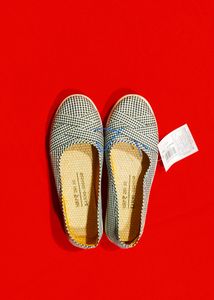 Cute Checked Pattern Casual Shoes For Women