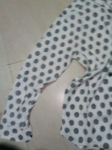 Stylish Soft Stretchable Full Sleve White  Shirt
