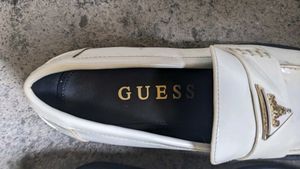White Guess luxury Loafers