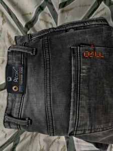 Ripped Gray Denim Jeans