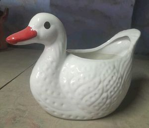 Cute Duck Ceramic Planter