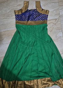 Elegant Green & Blue Ethnic kurta set