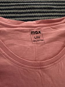 Cute Pink Floral T-Shirt