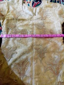 Elegant Embroidered Dress Material