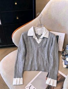 Old money Grey Sweater
