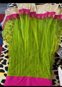 Anarkali Green Party Wear Suit