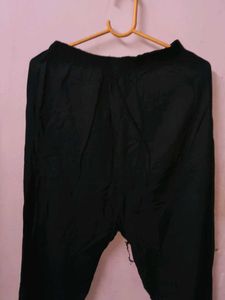 Nayra cut Black Kurta with pant set