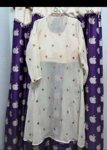 Embroidered Kurta Set with Jacket
