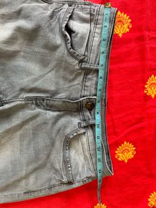 Jealous 21 Cropped Grey Denim Jeans