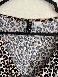 H&amp;M Animal Print A-Line Mini dress