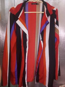 Boohoo Multicolor Striped Shirt