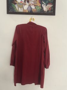 Chic Maroon Long Tunic/Kurta