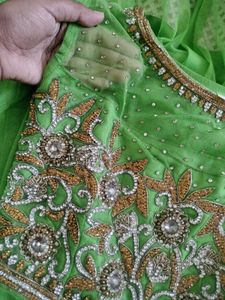 Lime Green Anarkali Dress