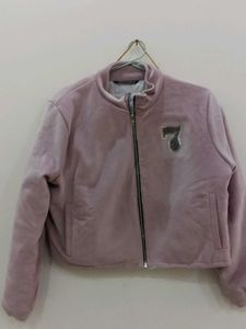Lilac Cropped Jacket