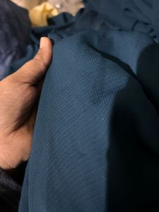 Elegant teal Blue Fabric Piece