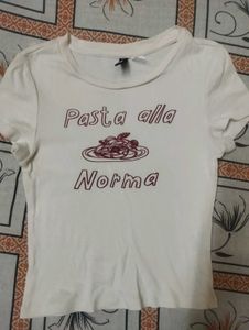 Cream Pasta Alla Norma Graphic Tee