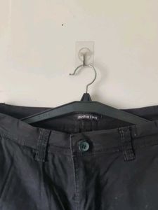 Stylish Black Men's Cargo Pants
