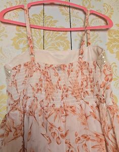 Bohemian Floral Print padded top