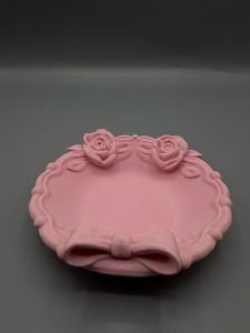 Blush Bow &amp; Rose Jewellery Dish Set