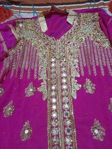 PINK KOLAR  LONG BRIDAL DRESS