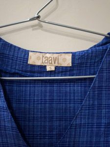 Taavi Blue Cotton Top
