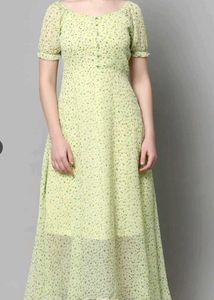Floral Print Maxi Dress with dupatta