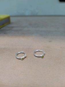 Diamond Bali Pairs Pure Silver