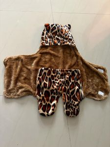 Leopard Print Hooded Pet Costume