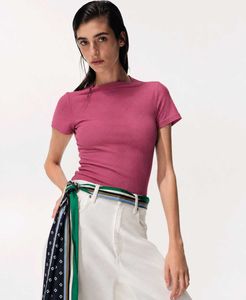 H&M Ribbed Pink Top