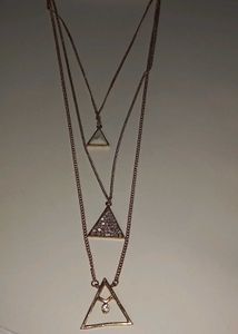 Madame: Layered Triangle Necklace