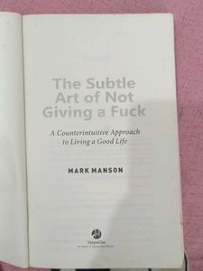 The Subtle Art of Not Giving