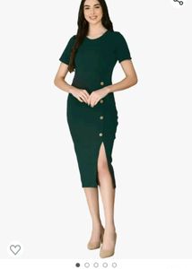 Dark Green Dress