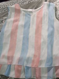 Striped Sleeveless Top