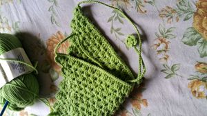 Cozy Green Knitted Bandana