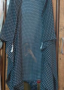 Checkered long shrug