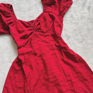 Chic Red Mini Dress
