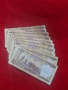 10 pcs Vintage Indian 500 Rupee Notes