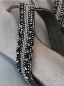 Size 7 Rocia Ethnic Low Heeled Sandals
