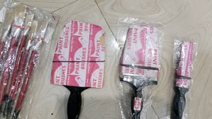 Set 4 Flate Painting Brushes