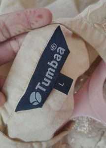 Elegant Cream Embroidered Kurta