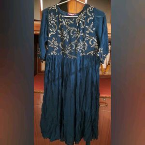 Elegant Teal Ethnic kurti