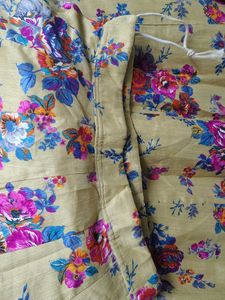 Floral Print &amp; bandhni ghagra