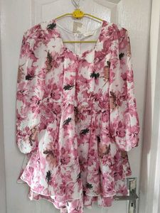 Floral Print Flowy Dress