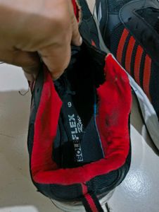 Men's Black &amp; Red Sport Shoes